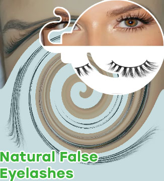 Natural false lashes