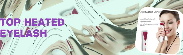 Top heated eyelash curler